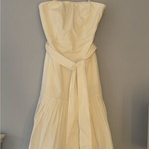 Banana Republic Women’s Strapless Midi Dress (Size 0P)